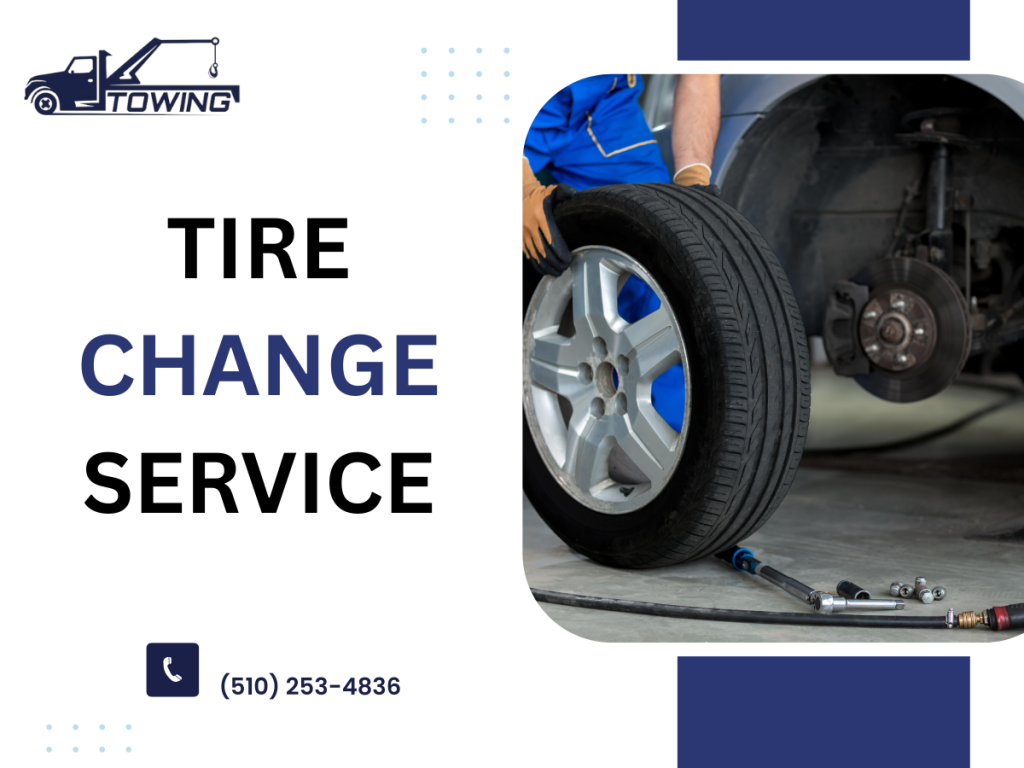 tire change service in San Leandro